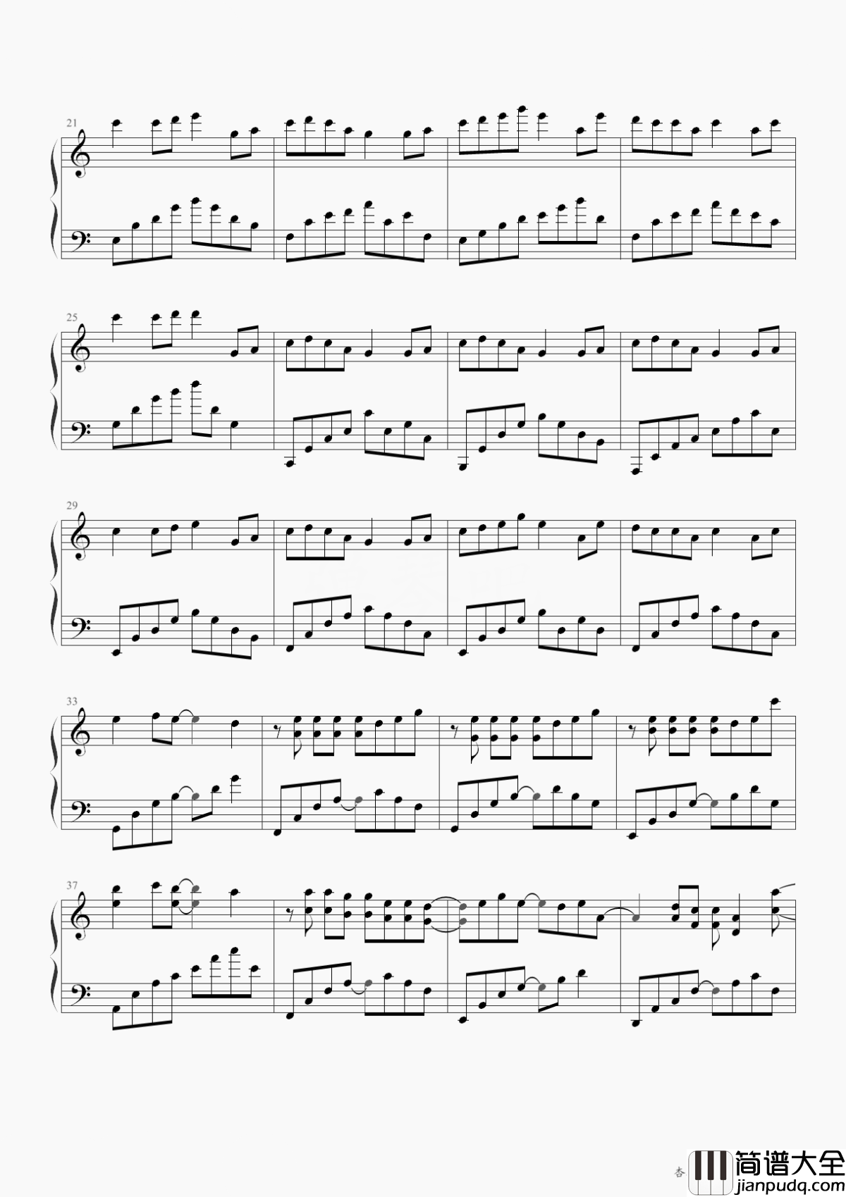 杏花弦外雨钢琴谱_CRITTY/司夏__那年烟雨谁家楼台弦歌拂落