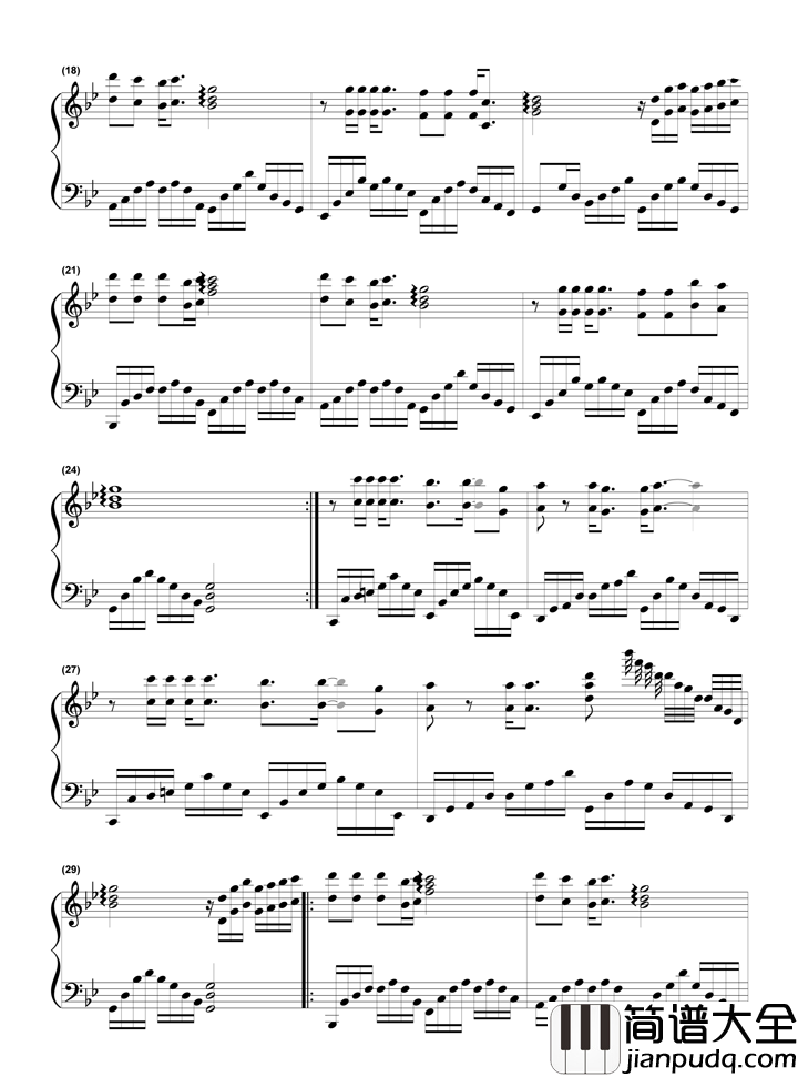 没有情人的情人节钢琴谱_孟庭苇_是否明年有我未知的情缘