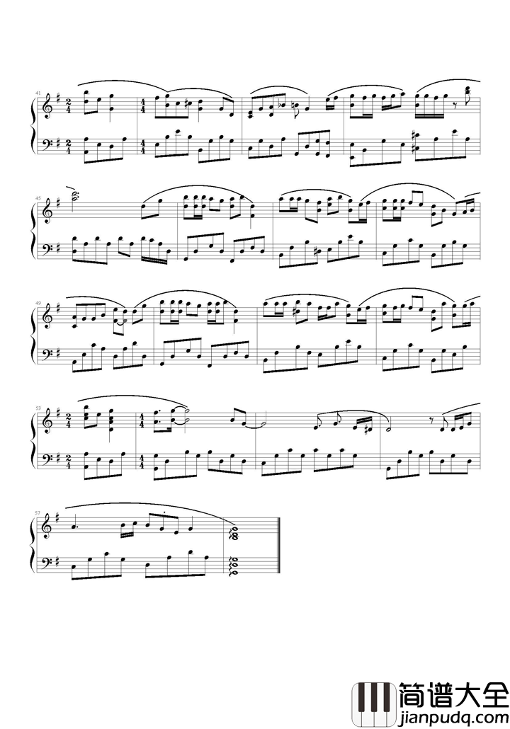 多谢失恋钢琴谱_twins_让你学会如何爱人