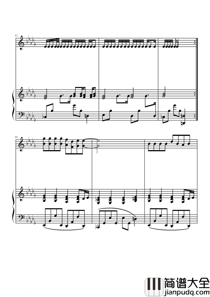 爸我回来了钢琴谱_周杰伦_一首反映家庭暴力的歌