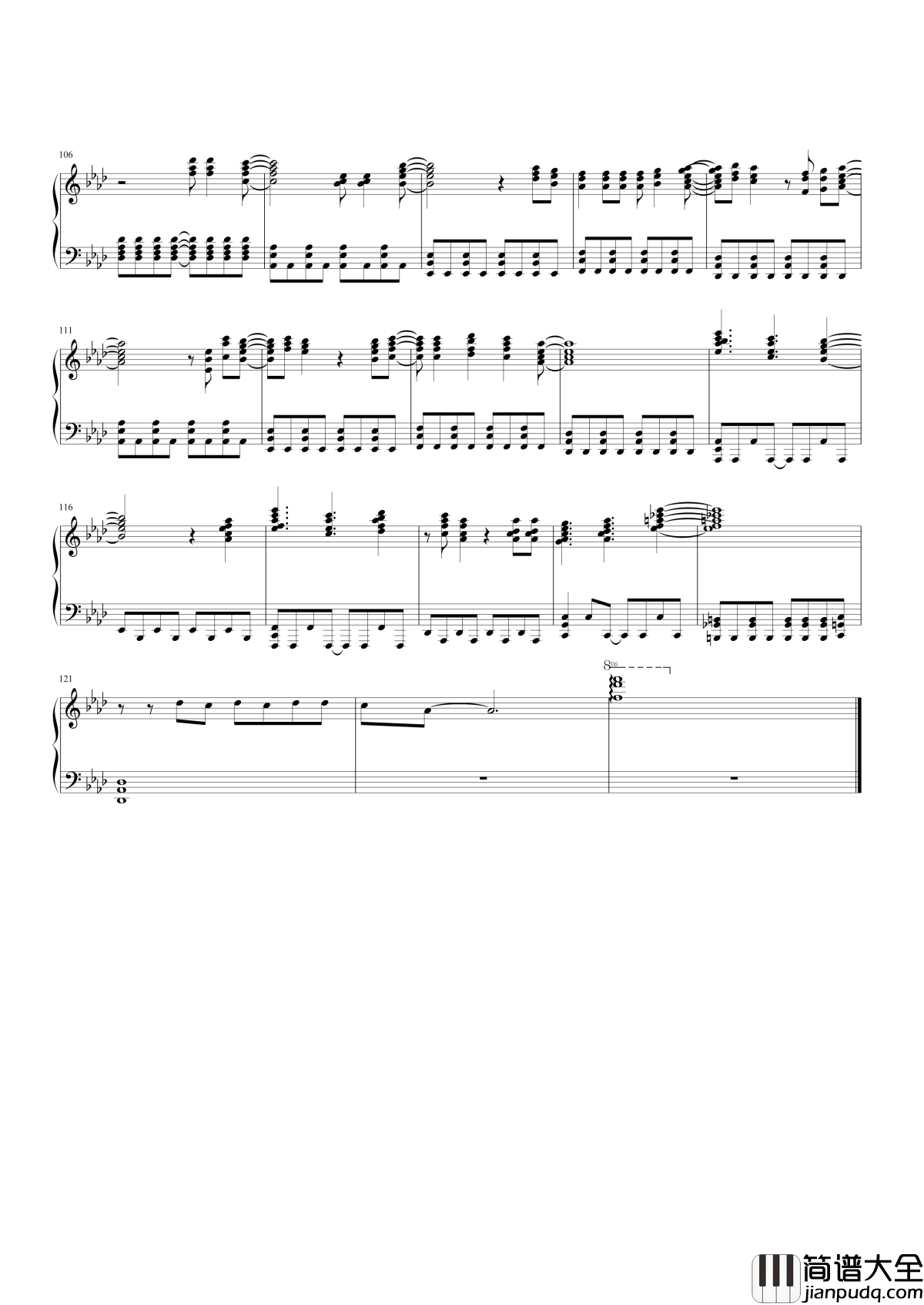 Let_It_Go钢琴谱_让风暴怒吼吧，寒冷再也不能烦扰我了