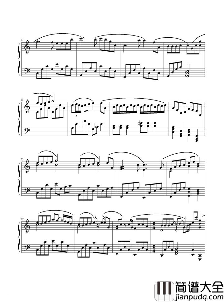 黑白配钢琴谱_范玮琪_一首写给自己的歌