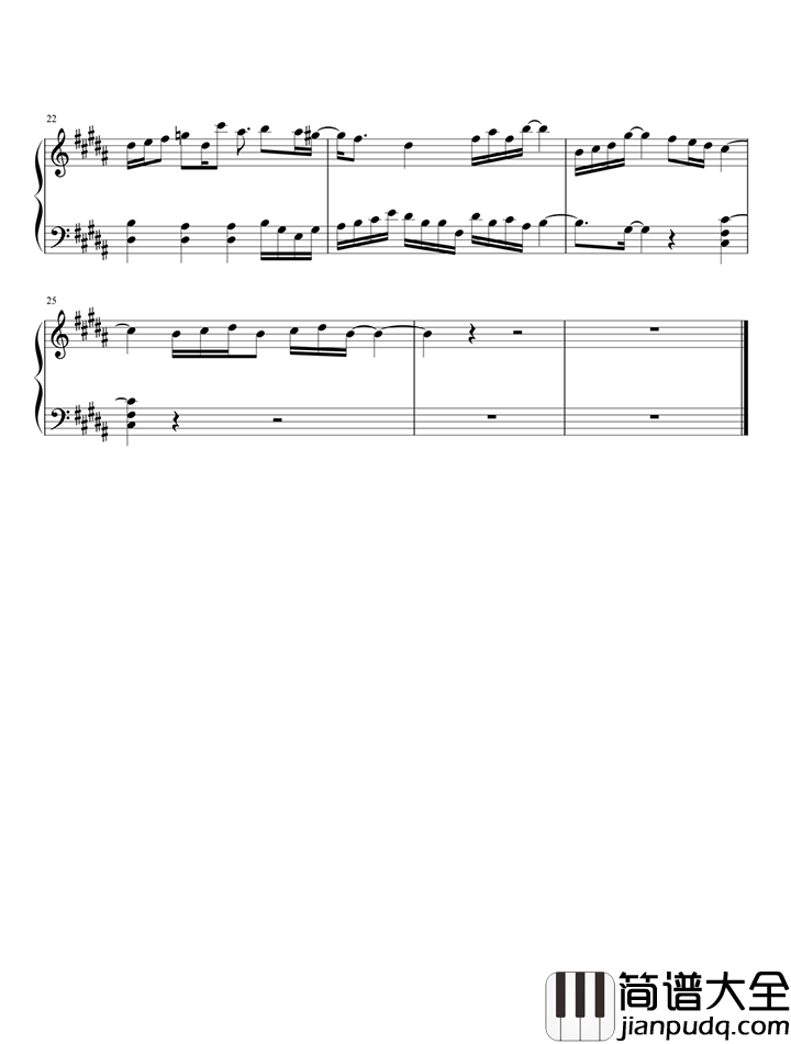 别惹我哭钢琴谱_郭静_我的无动于衷_冷漠的隐隐作痛