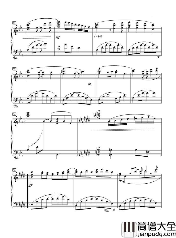 不可思议钢琴谱_金莎_爱到不可思议_越老越美丽