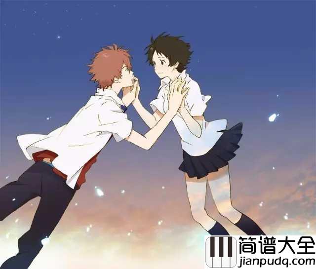 不变的永远钢琴谱_奥华子_动漫穿越时空的少女插曲