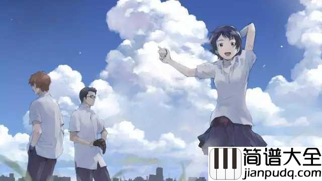 不变的永远钢琴谱_奥华子_动漫穿越时空的少女插曲