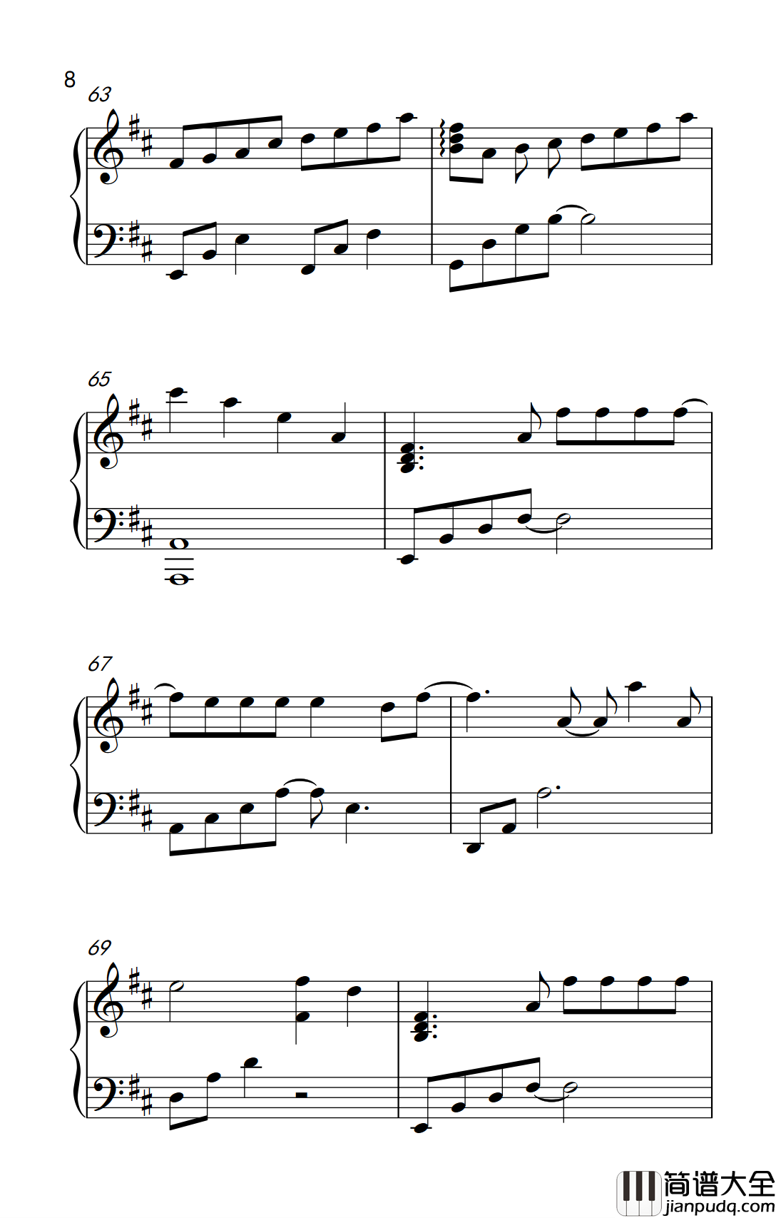 你还要我怎样钢琴谱_薛之谦_电视剧妈妈像花儿一样片尾曲