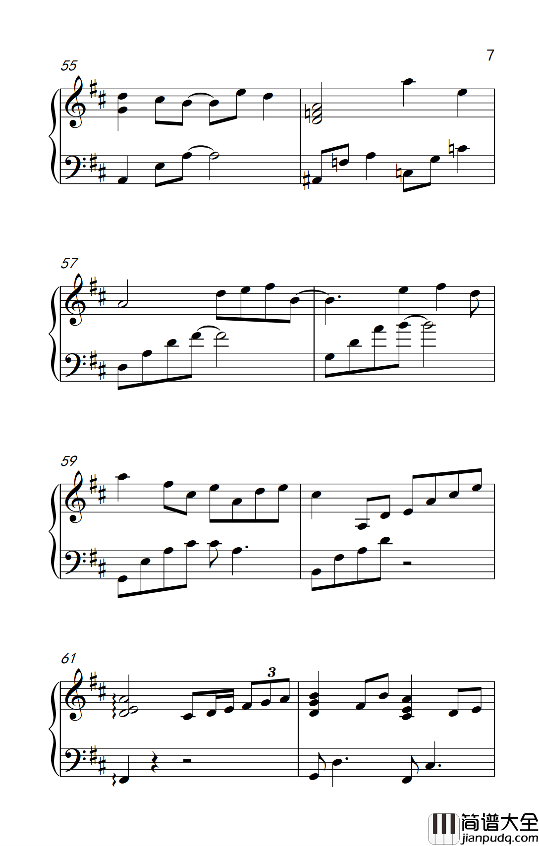 你还要我怎样钢琴谱_薛之谦_电视剧妈妈像花儿一样片尾曲