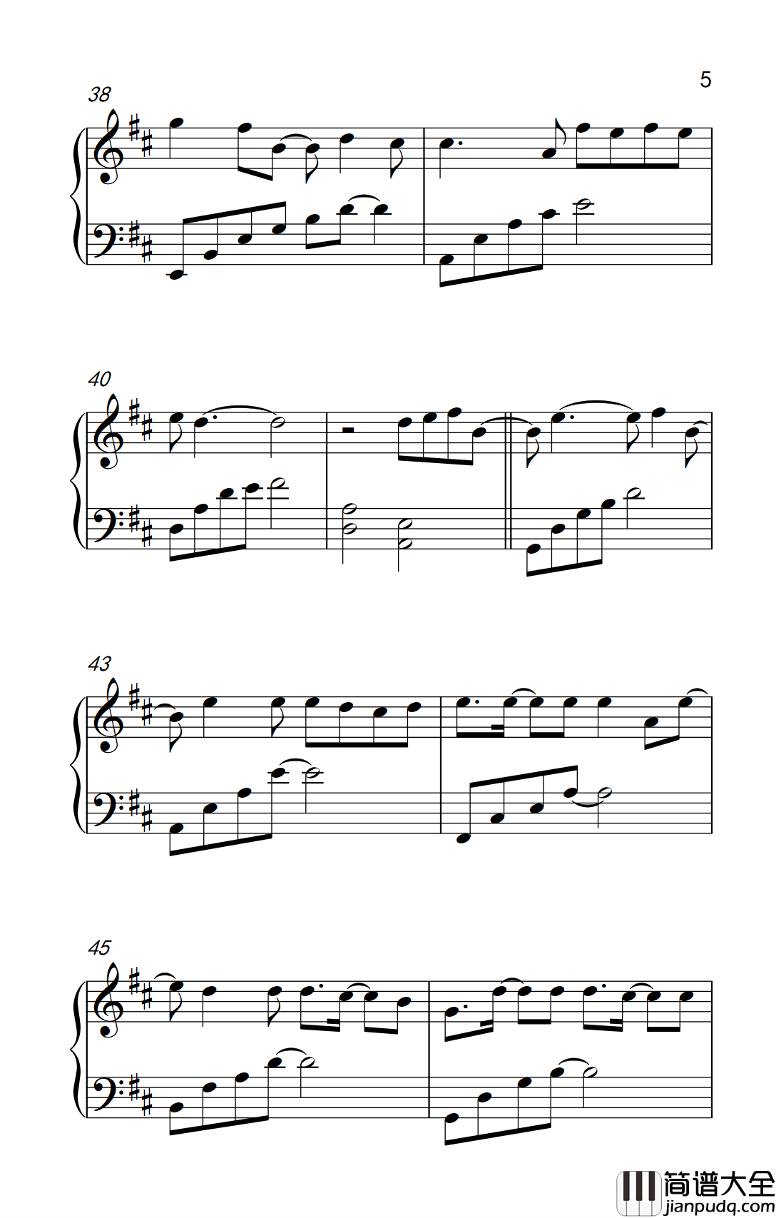 你还要我怎样钢琴谱_薛之谦_电视剧妈妈像花儿一样片尾曲