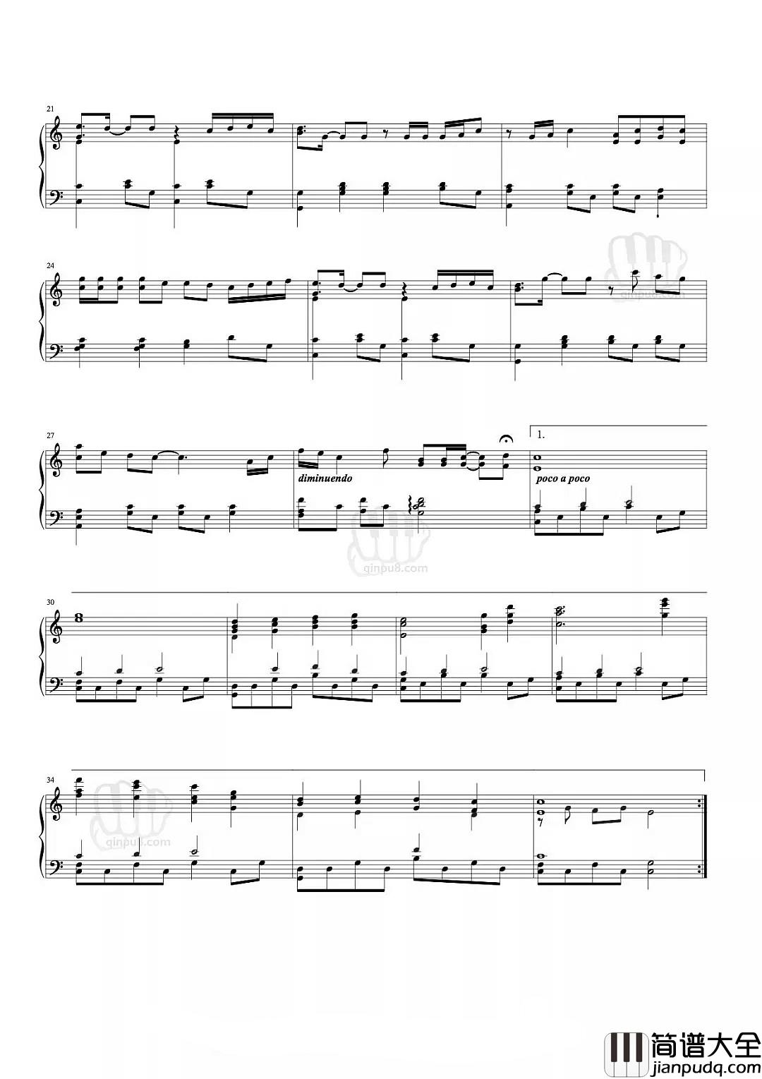 空白格钢琴谱_杨宗纬_虽然错过了一辈子，但爱过，就是一生一世