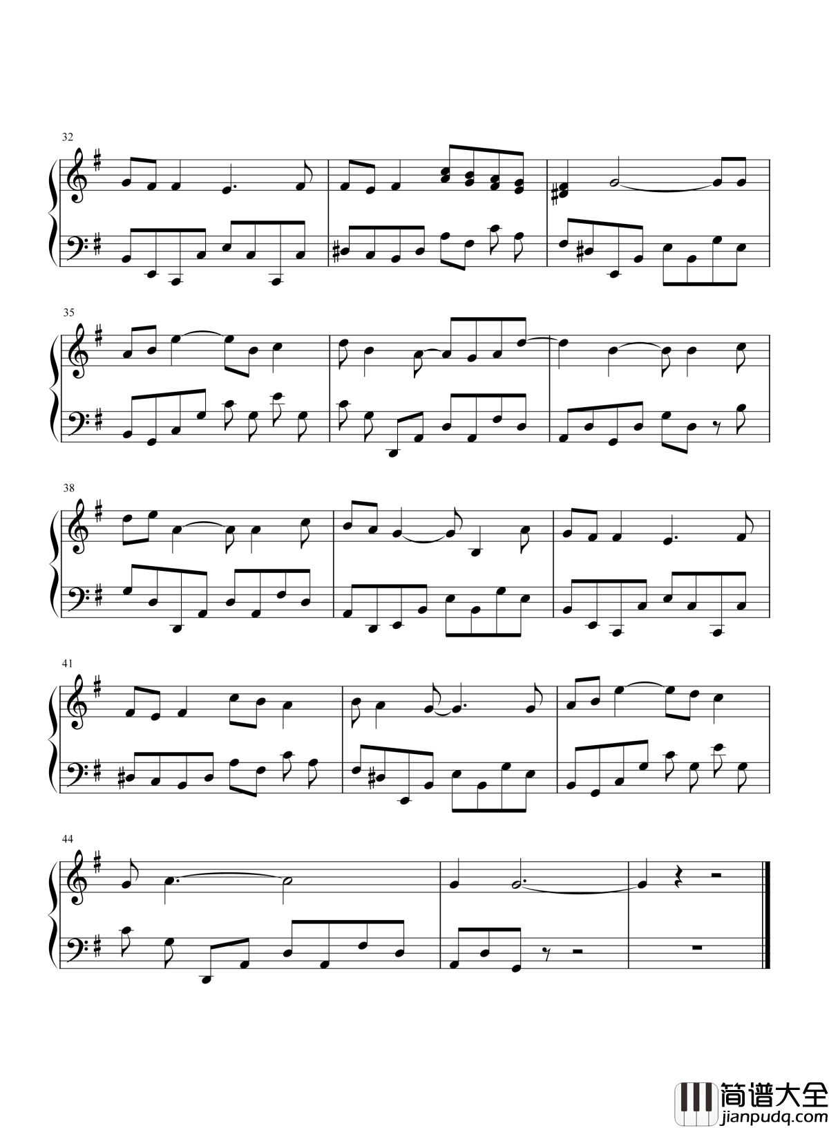 十年钢琴谱_陈奕迅_有多少恋人，能共走十年