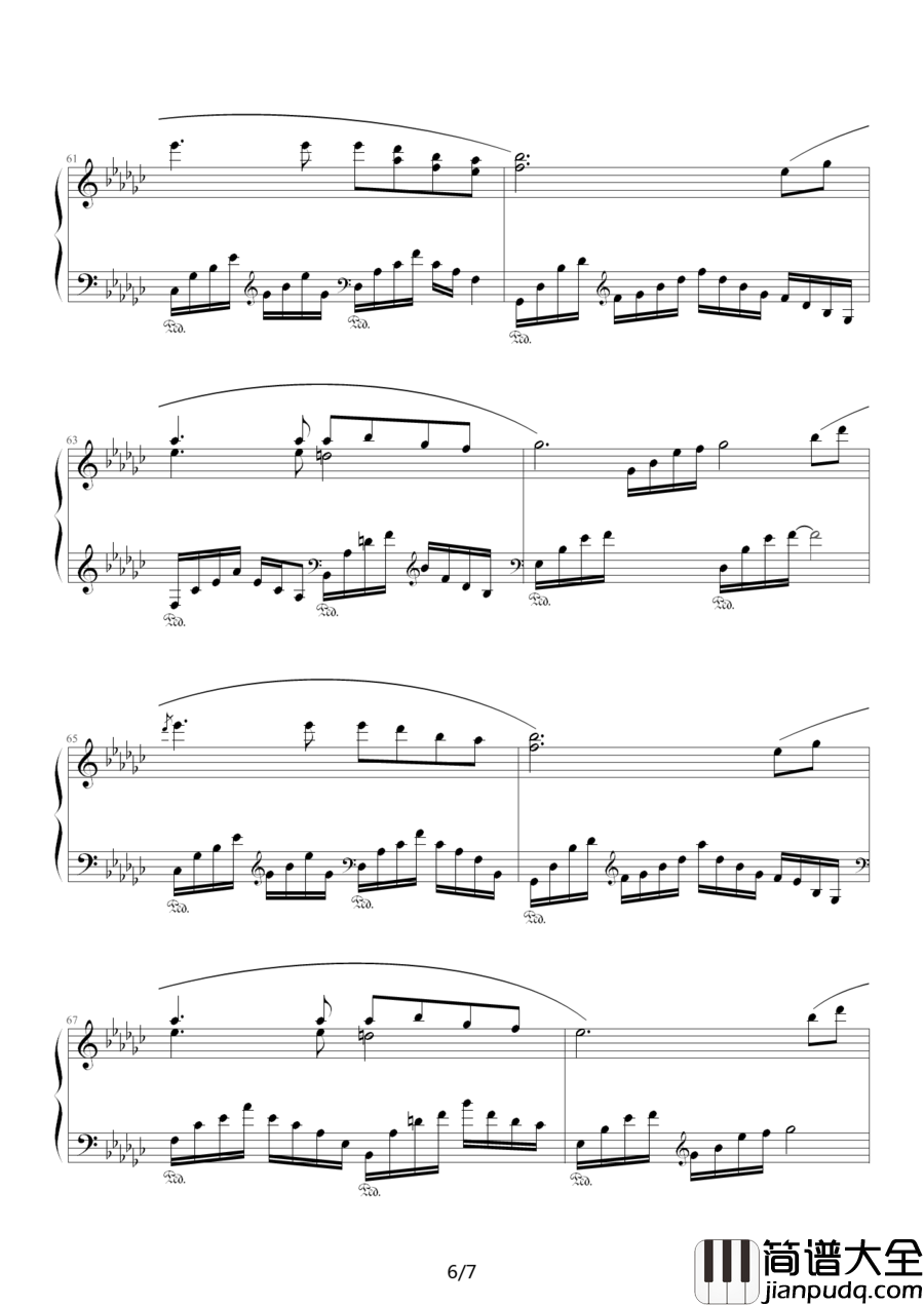 白月光钢琴谱_张信哲_每个人都有一段心伤