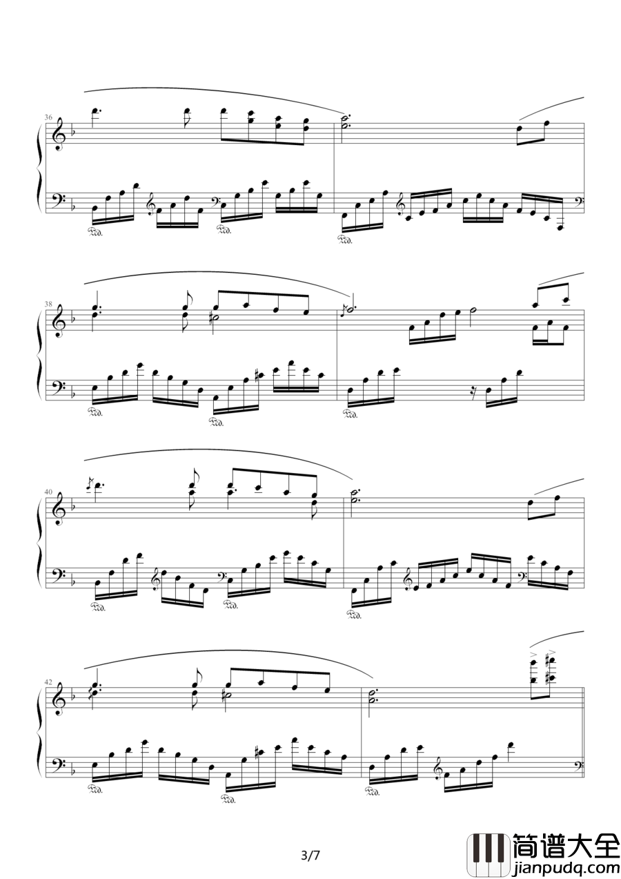 白月光钢琴谱_张信哲_每个人都有一段心伤