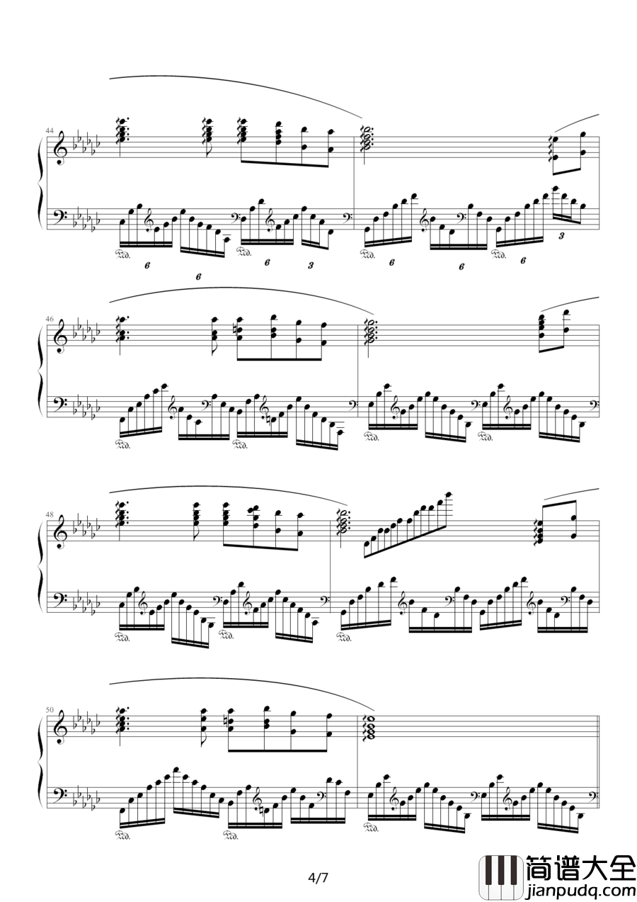 白月光钢琴谱_张信哲_每个人都有一段心伤