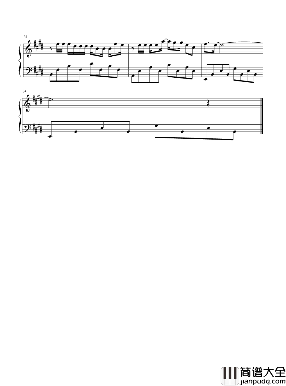 爱如潮水钢琴谱_张信哲｜爱如潮水，将我向你推，永不停息