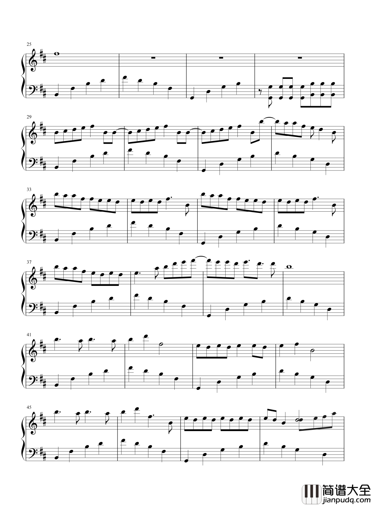 心疼你的过去钢琴谱_许嵩｜心疼你的过去_别怕流言蜚语