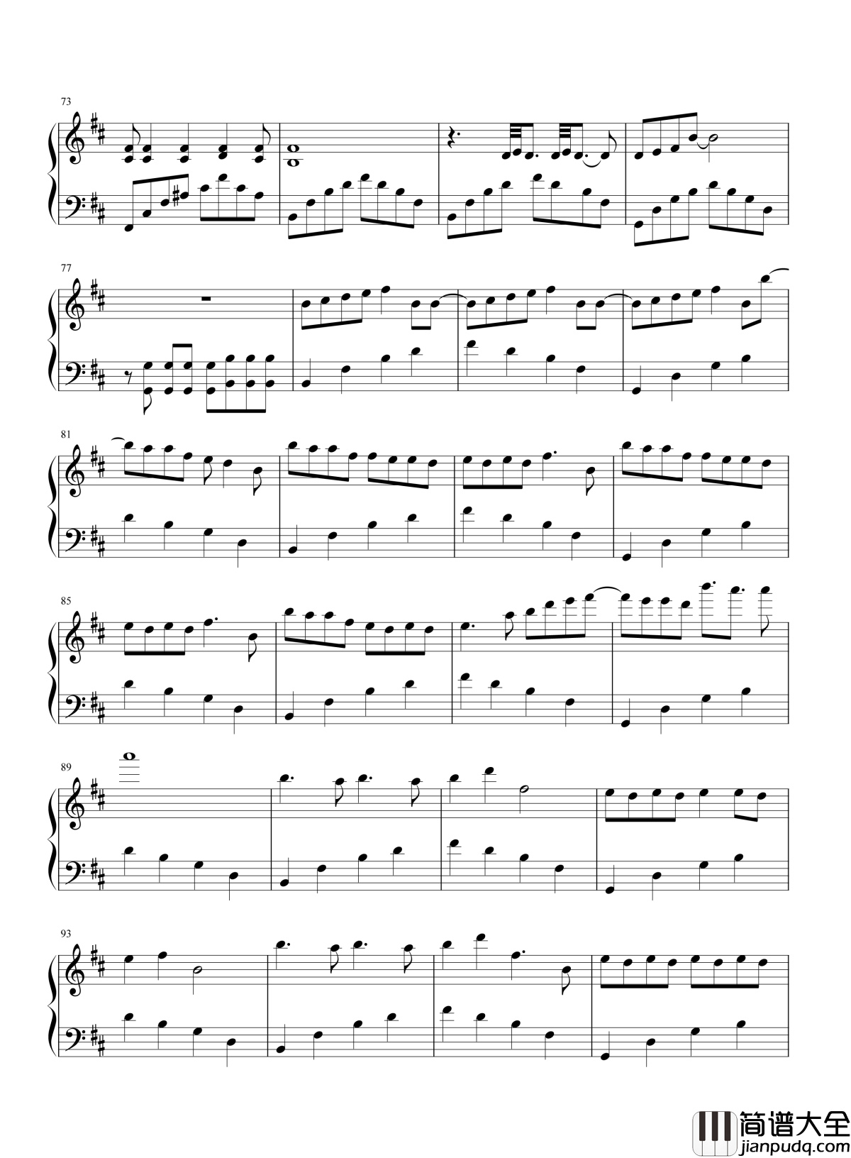 心疼你的过去钢琴谱_许嵩｜心疼你的过去_别怕流言蜚语