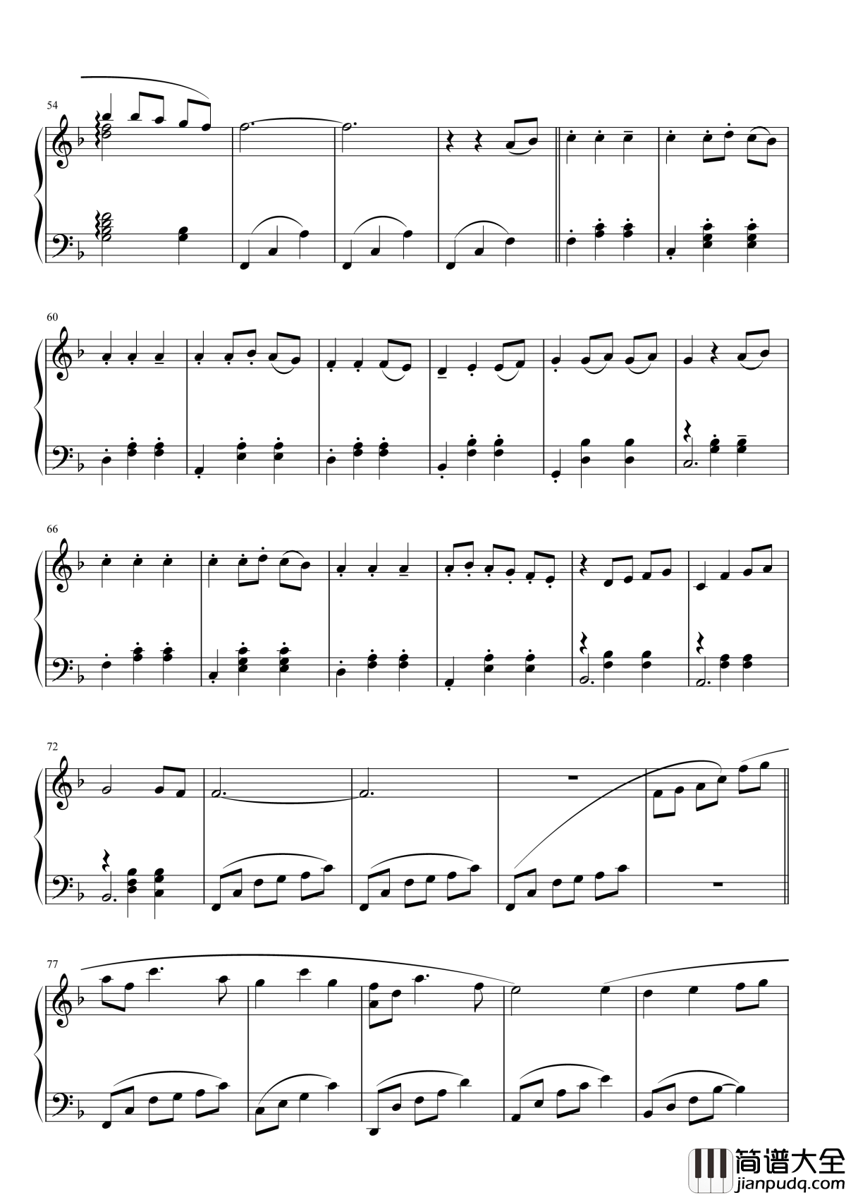 Always_with_Me钢琴谱_木村弓_爱就在此时此刻，永远与你同在