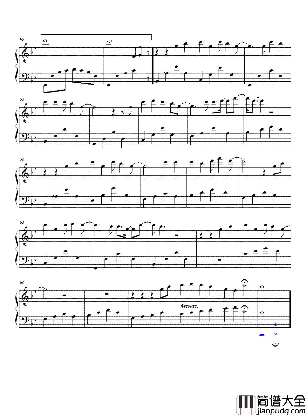 稳稳的幸福钢琴谱_陈奕迅_有你的旅途,不会孤独~