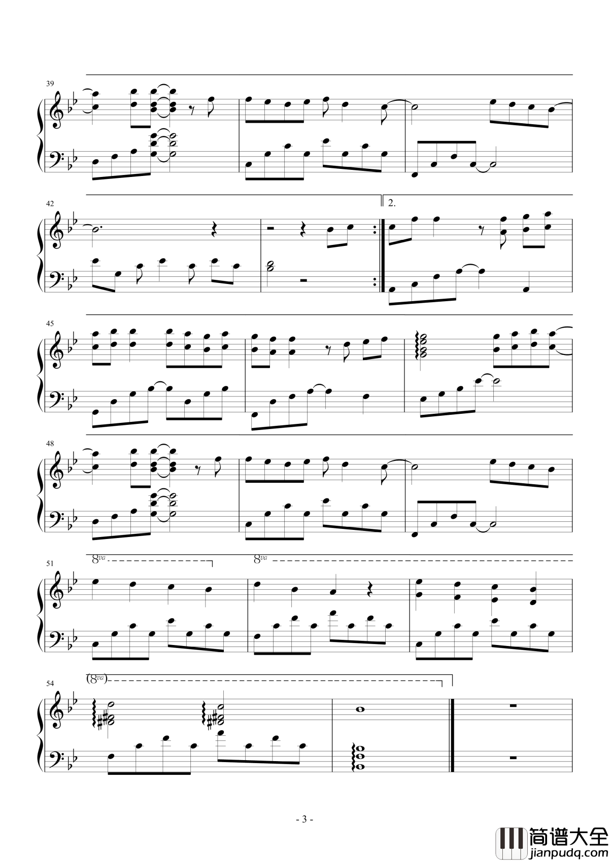 你，好不好钢琴谱_周兴哲_你过得好不好，都与我无关了