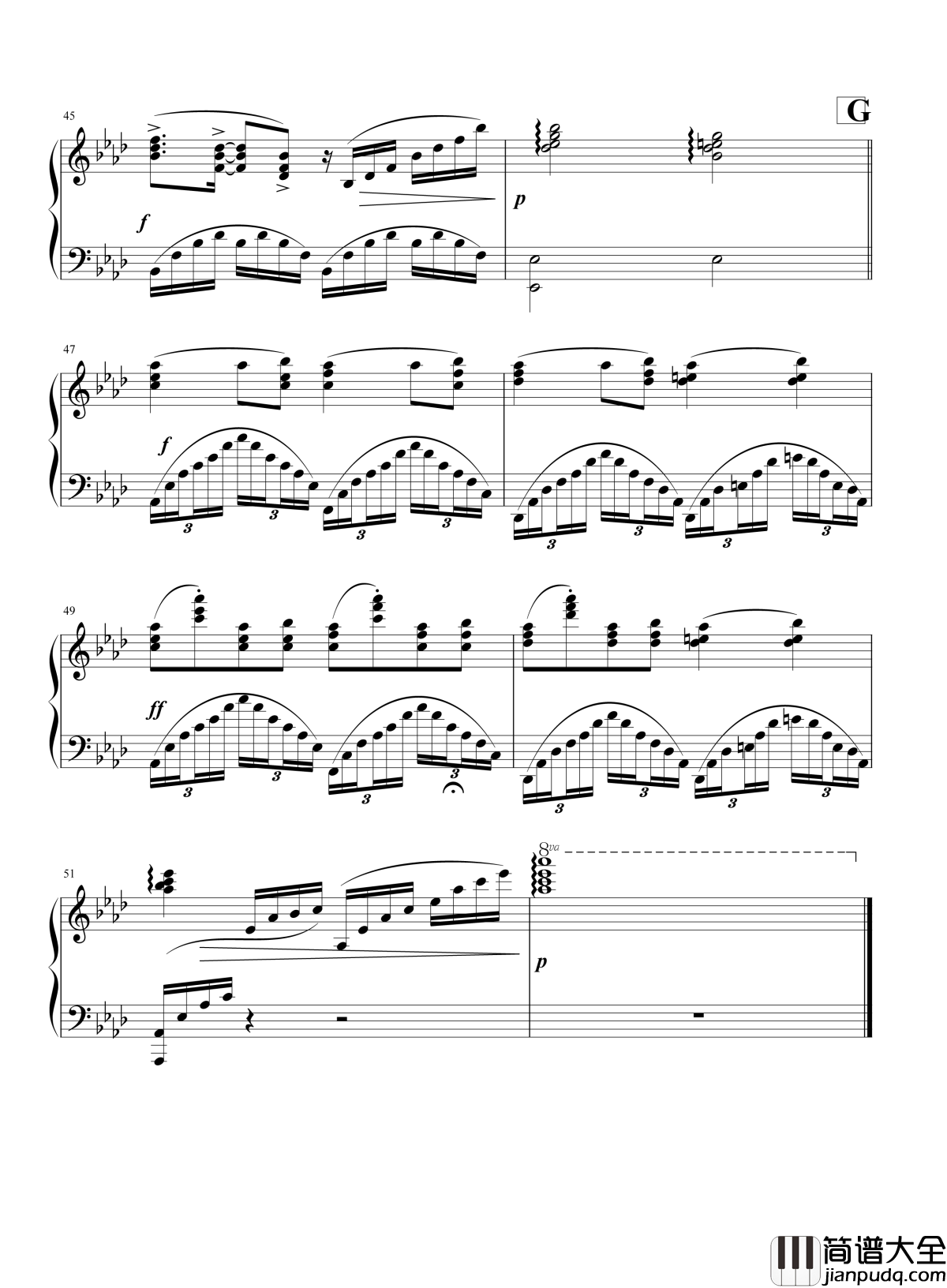 _Unchained_Melody｜钢琴谱_人鬼情未了_歌比电影还销魂