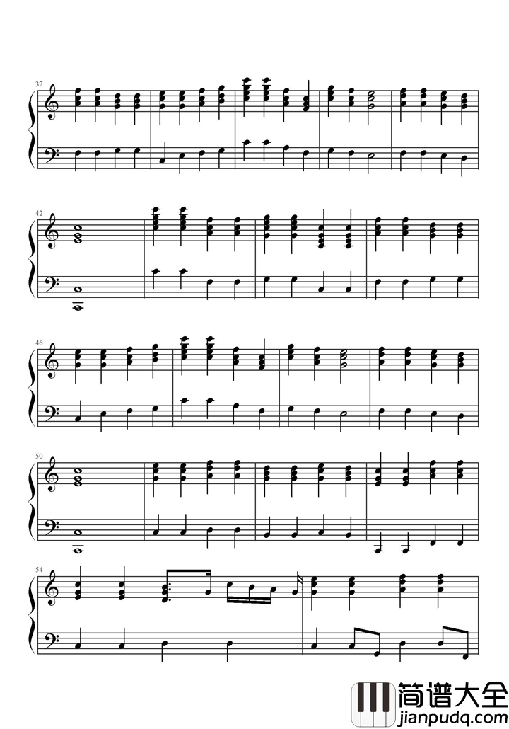 最好的未来钢琴谱_刘若英_每朵浪花一样澎湃