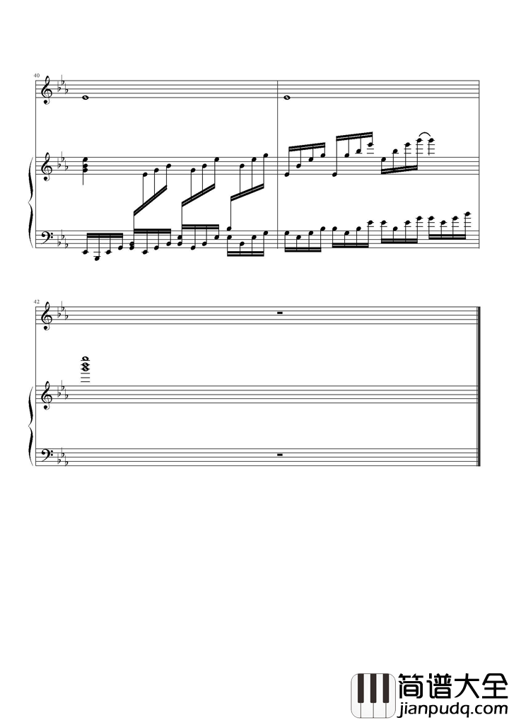 一生中最爱钢琴谱_谭咏麟_你是我一生的挚爱