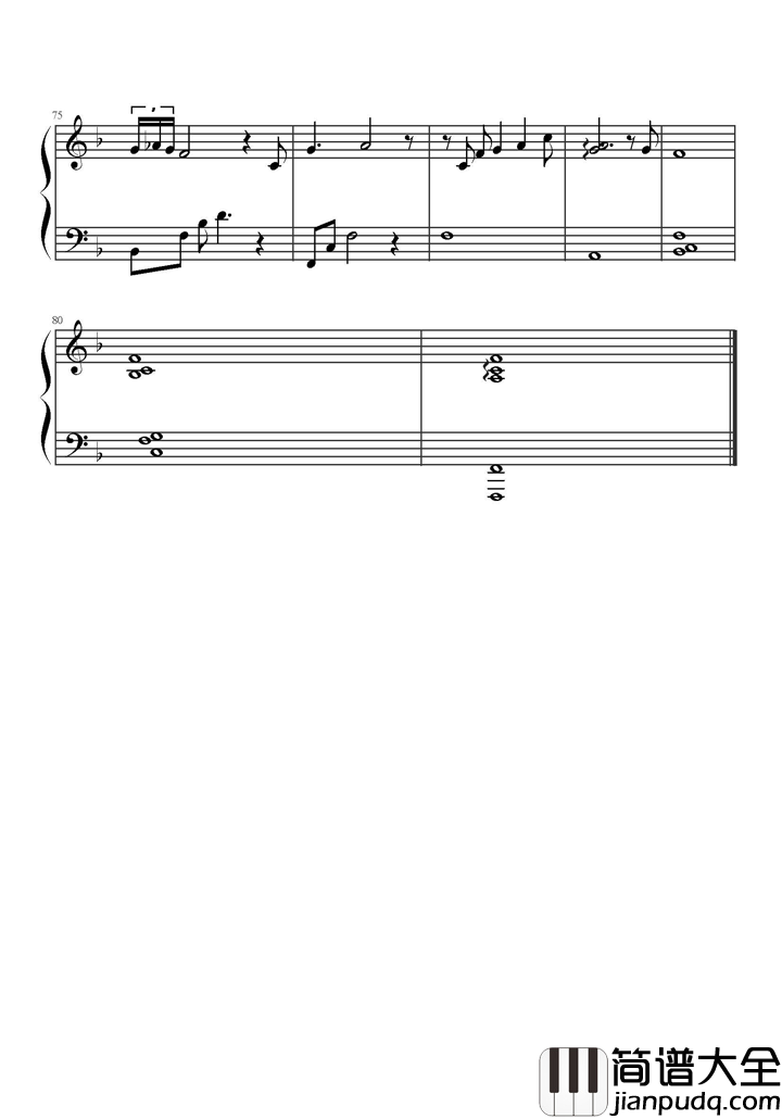 需要人陪钢琴谱_王力宏_需要有个人来点亮天的黑