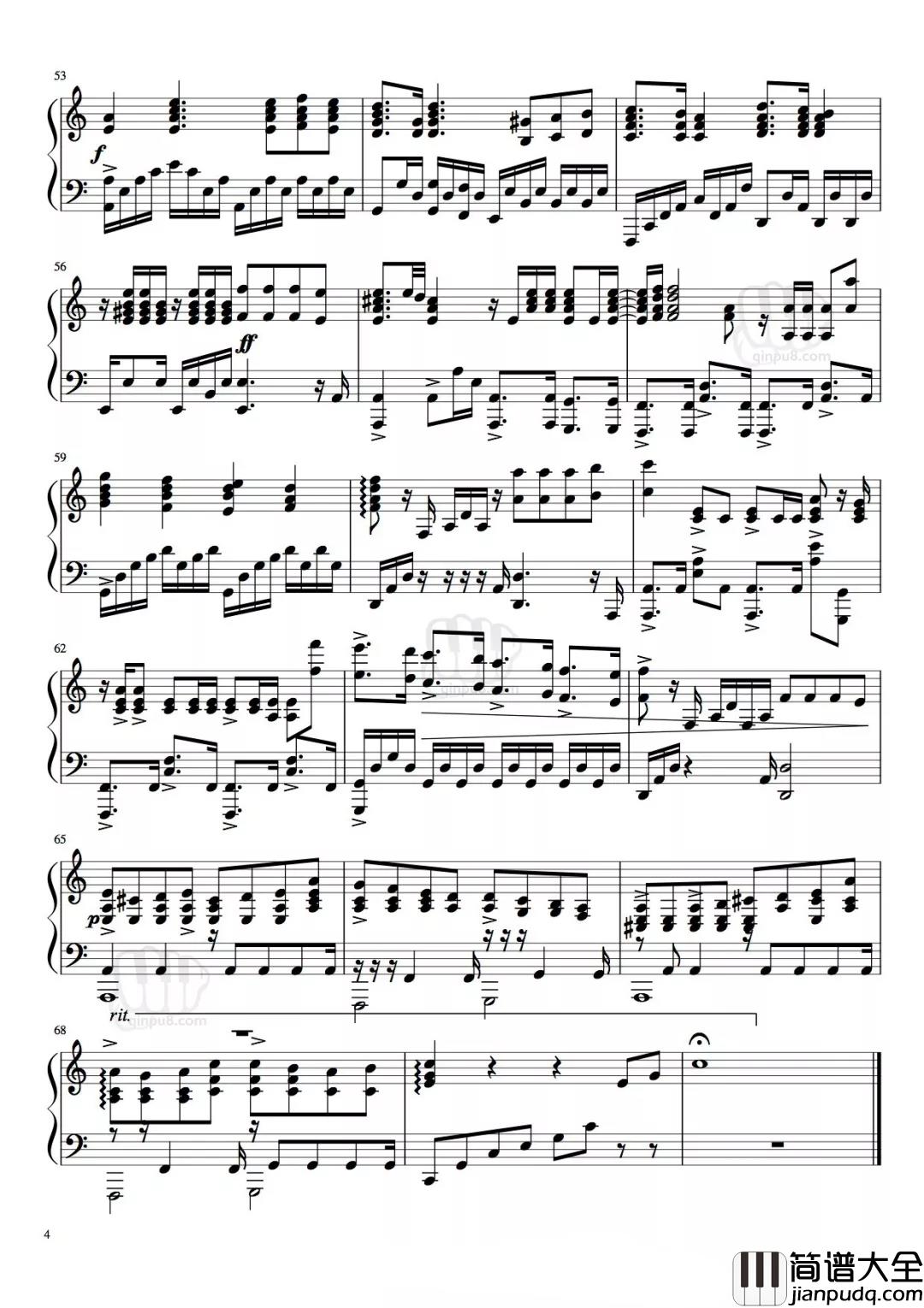 _Legends_Never_Die｜钢琴谱_英雄联盟全球总决赛主题曲_传奇永不熄，这世界在召唤你