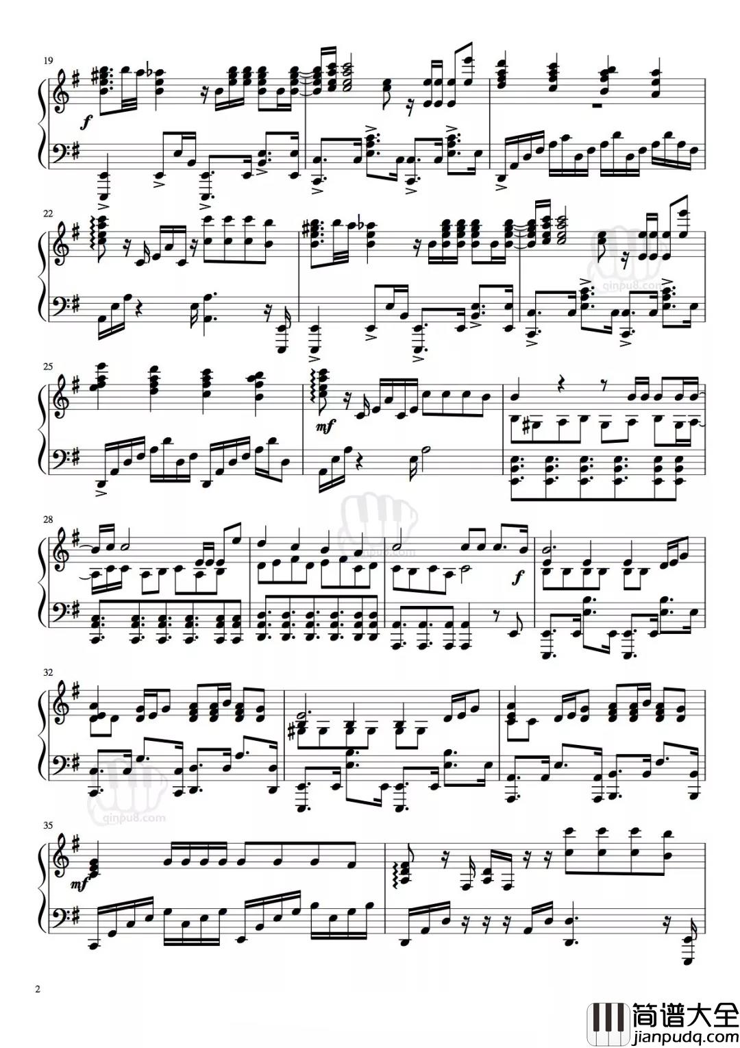 _Legends_Never_Die｜钢琴谱_英雄联盟全球总决赛主题曲_传奇永不熄，这世界在召唤你