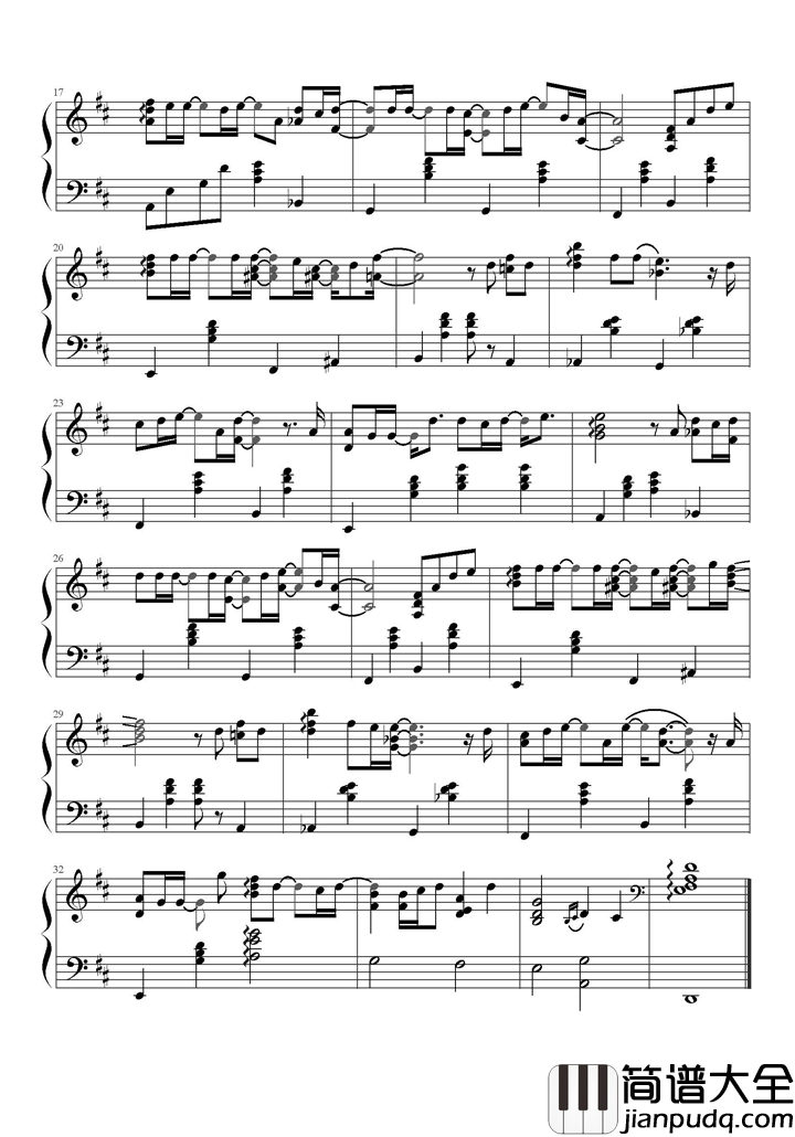 说了再见钢琴谱_周杰伦_口红放在桌角_而你我却找不到