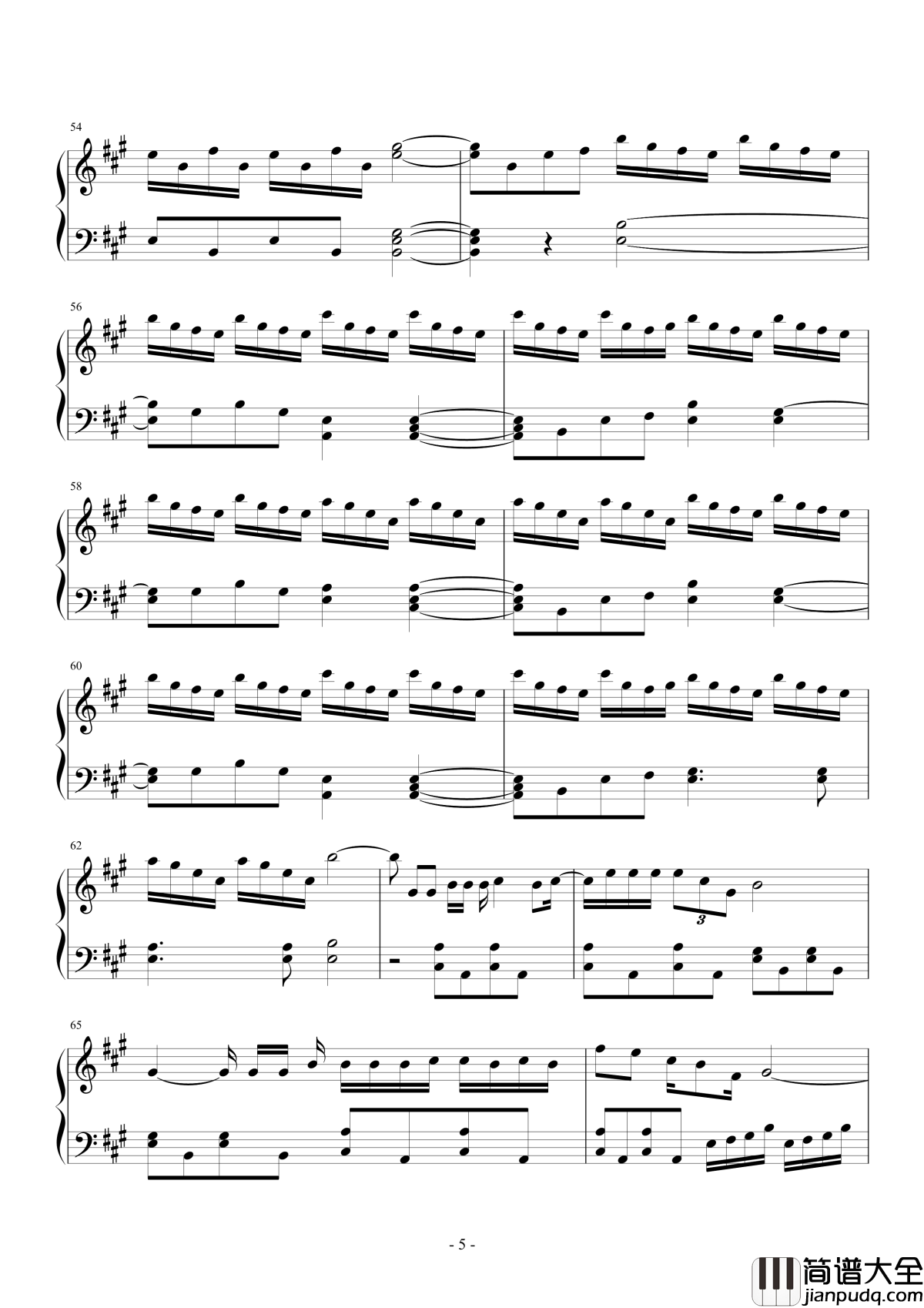 春风十里钢琴谱_鹿先森乐队_所有的春意不如东湖樱色无际和你