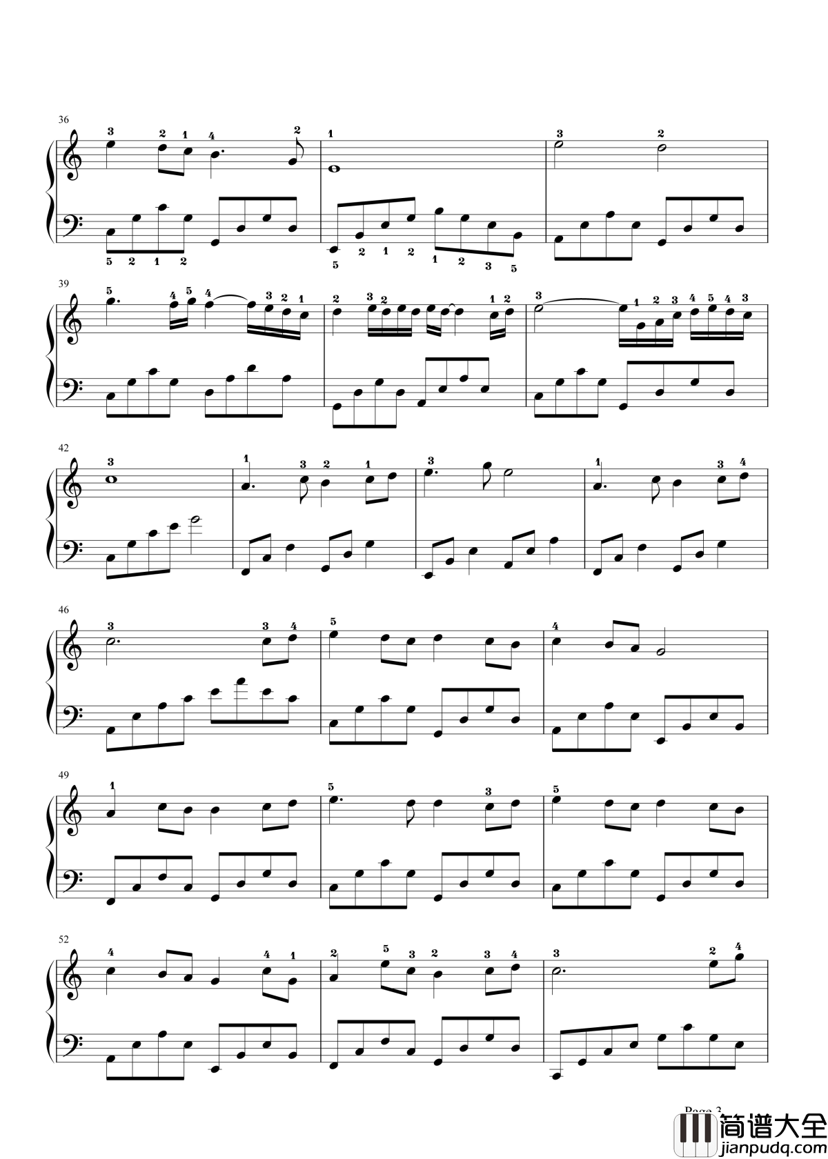 星月神话钢琴谱_金莎_我一生最美好的场景就是遇见你