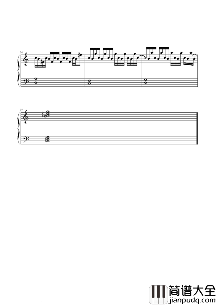 无与伦比的美丽钢琴谱_苏打绿_你形容我是这世界上无与伦比的美丽