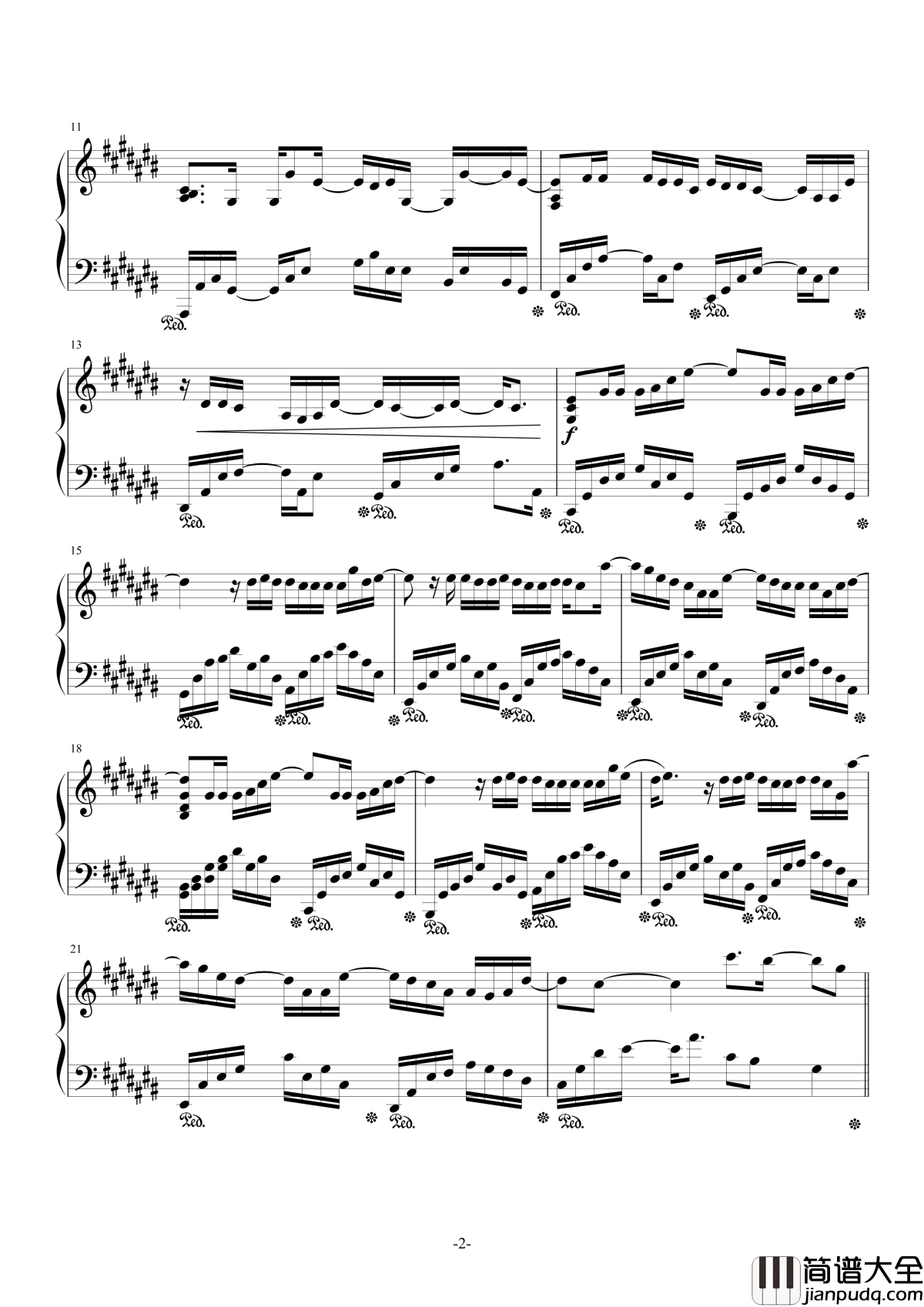 认真的雪钢琴谱_薛之谦_电视剧妈妈像花儿一样插曲