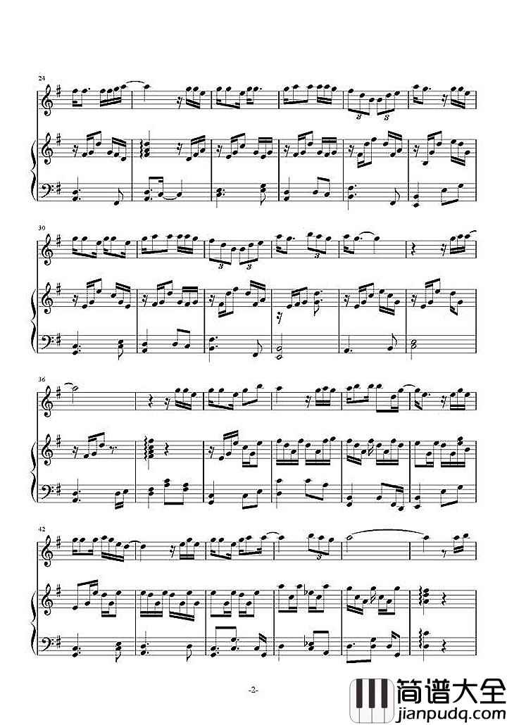 不说再见钢琴谱_许飞_不说再见，只待再次重逢