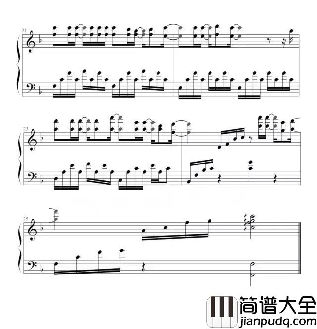 和你在一起钢琴谱_乔任梁_只想和你永远在一起