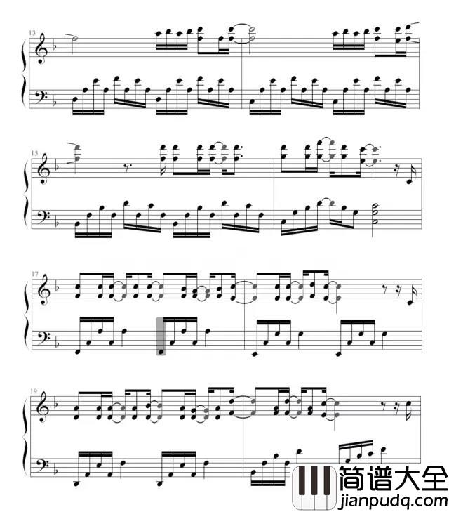 和你在一起钢琴谱_乔任梁_只想和你永远在一起