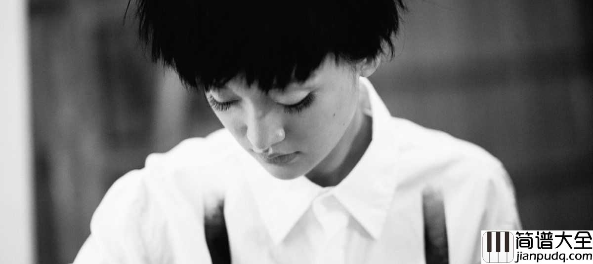 外面钢琴谱_周迅_你离开头也不转也不回来