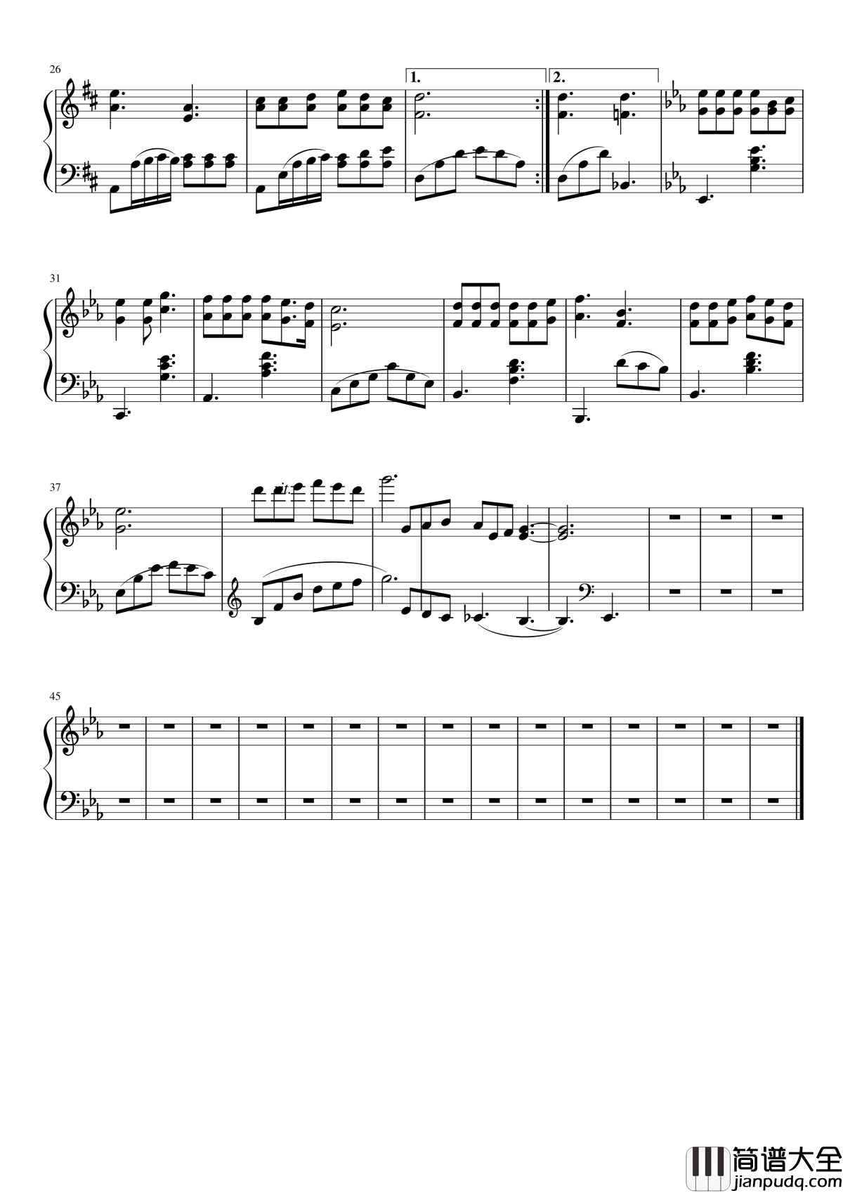 同桌的你钢琴谱_高晓松__你和同桌之间，到底是怎样一种不可描述的关系