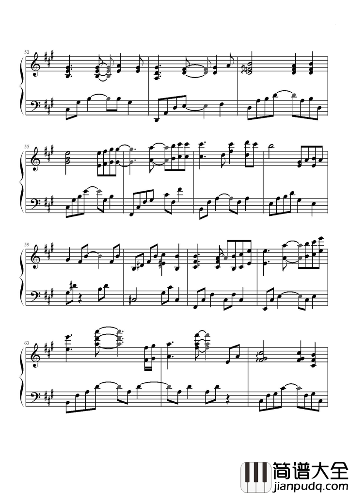 都要微笑好吗钢琴谱_杨颖_有你的微笑对于我很重要