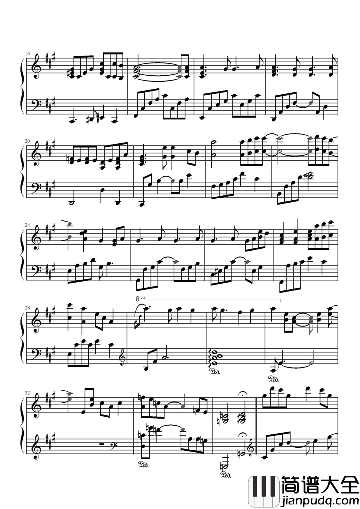 都要微笑好吗钢琴谱_杨颖_有你的微笑对于我很重要