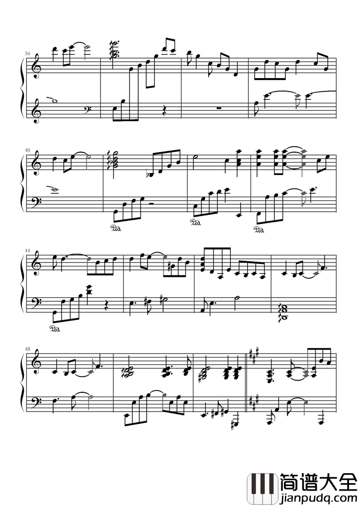 都要微笑好吗钢琴谱_杨颖_有你的微笑对于我很重要