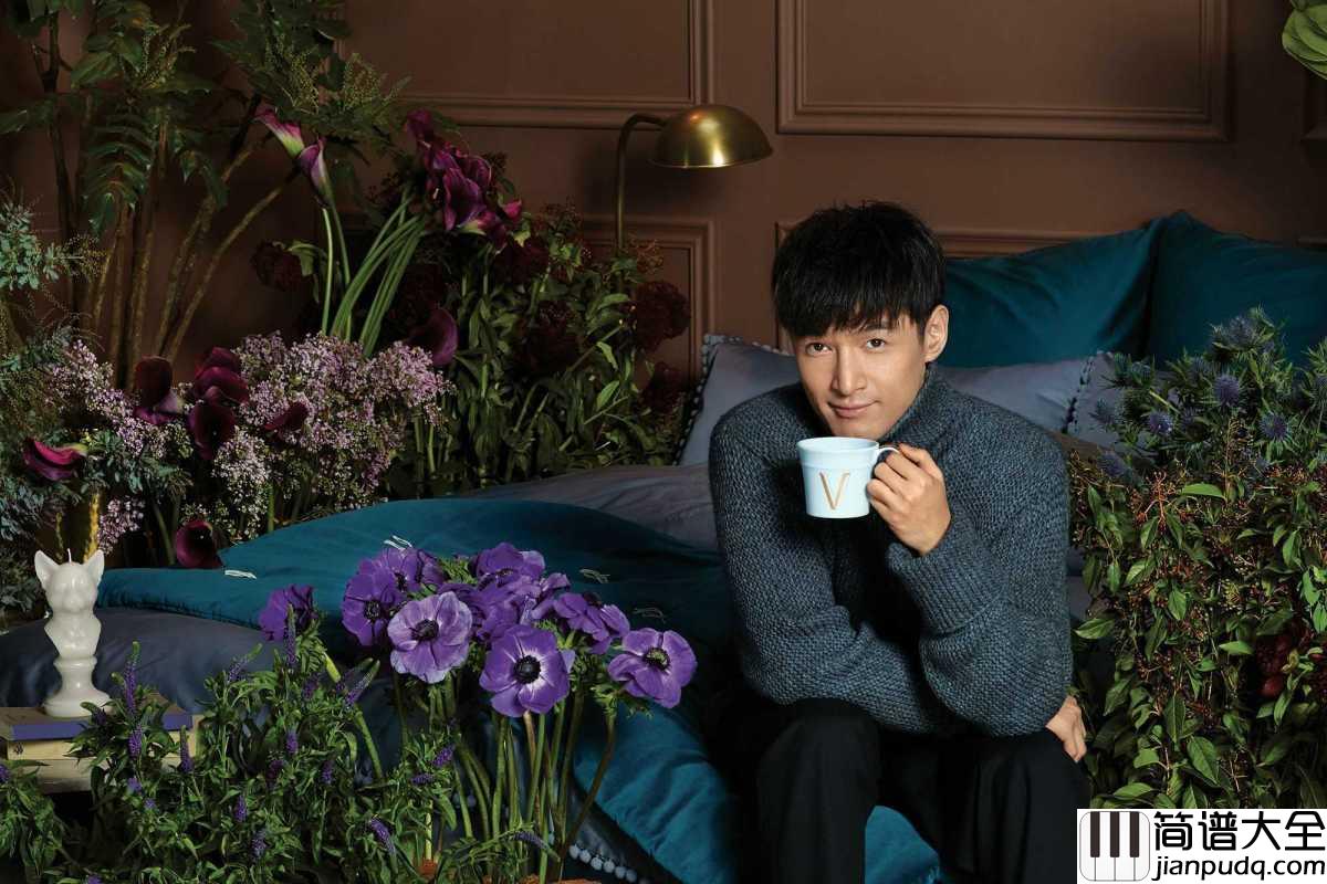 忘记时间钢琴谱_胡歌_我要努力忘记_没有你的明天