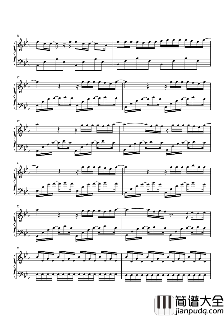 遇见你钢琴谱_牛奶咖啡_就这样遇见了你_多么像个奇迹