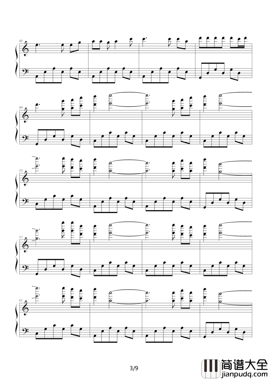 春天里钢琴谱_汪峰_人生之路蜿蜒曲折，多想在春天的气息下享受片刻的闲暇