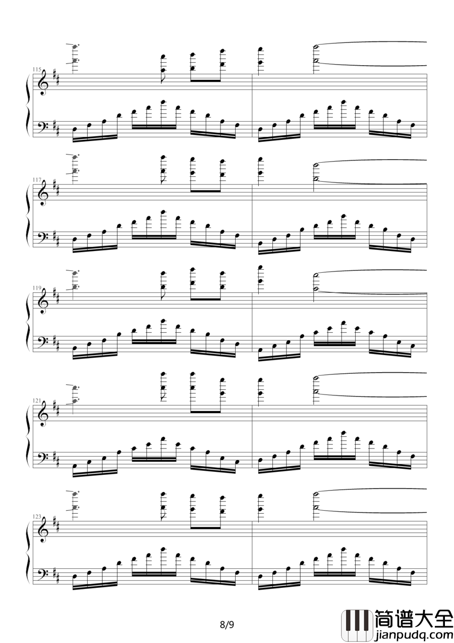 春天里钢琴谱_汪峰_人生之路蜿蜒曲折，多想在春天的气息下享受片刻的闲暇