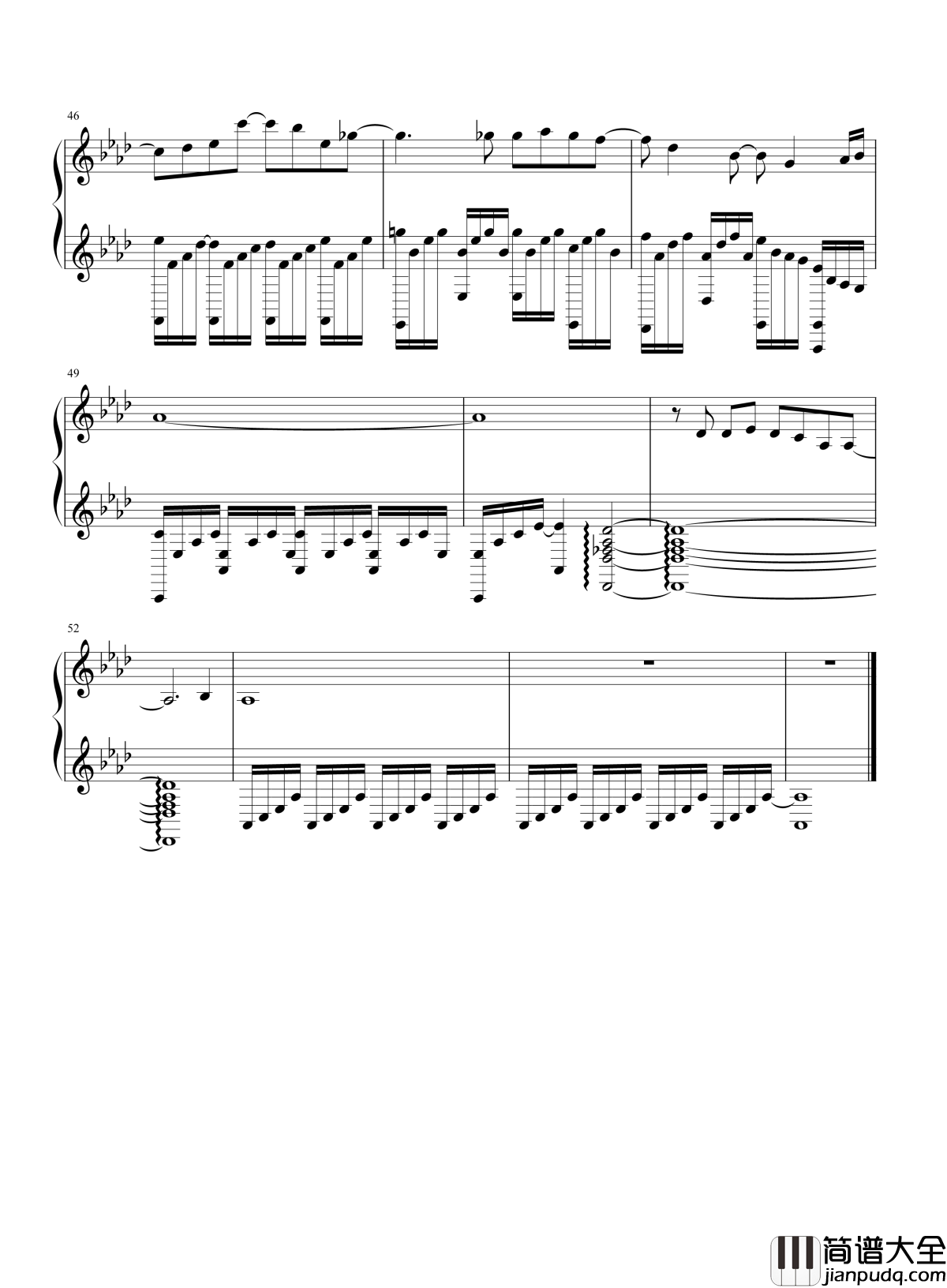 摩天大楼钢琴谱__薛之谦｜摩天大楼_太稀有_人人高贵富有