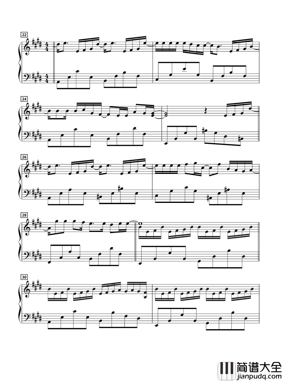 剩下的盛夏钢琴谱__TFBOYS｜周杰伦量身打造，好听到炸