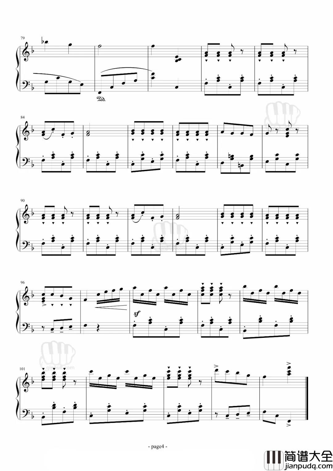 铃儿响叮当钢琴谱_最早其实是感恩节歌曲